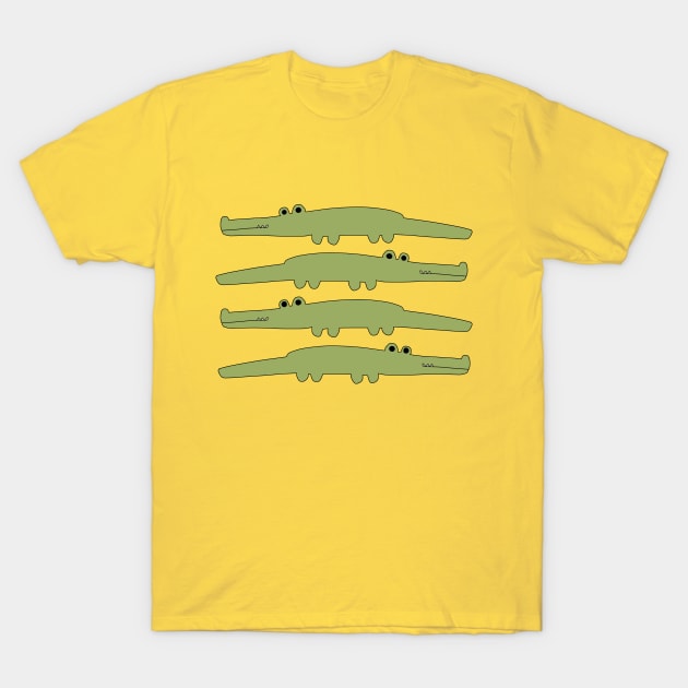 crocodiles T-Shirt by cokyfish